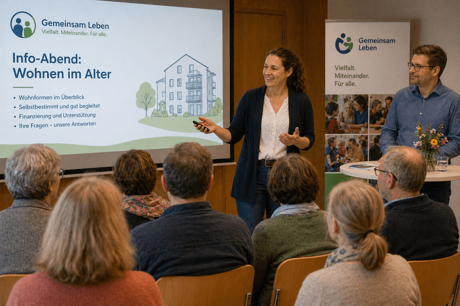 Eindruck von Infoabend: Wohnen im Alter