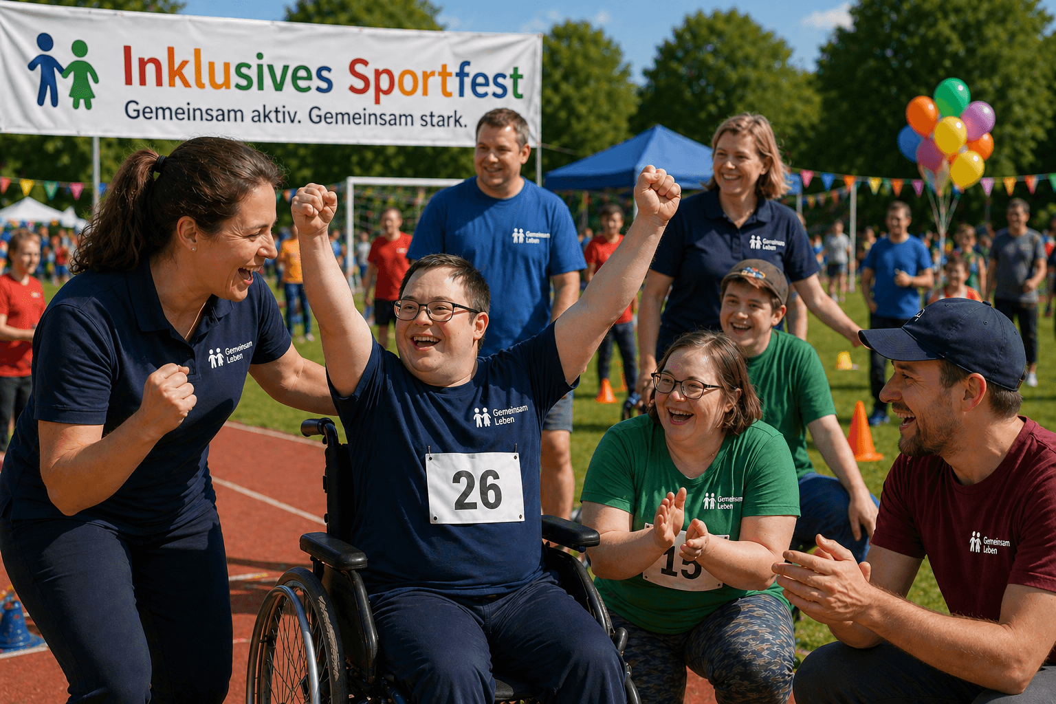 Eindruck von Inklusives Sportfest
