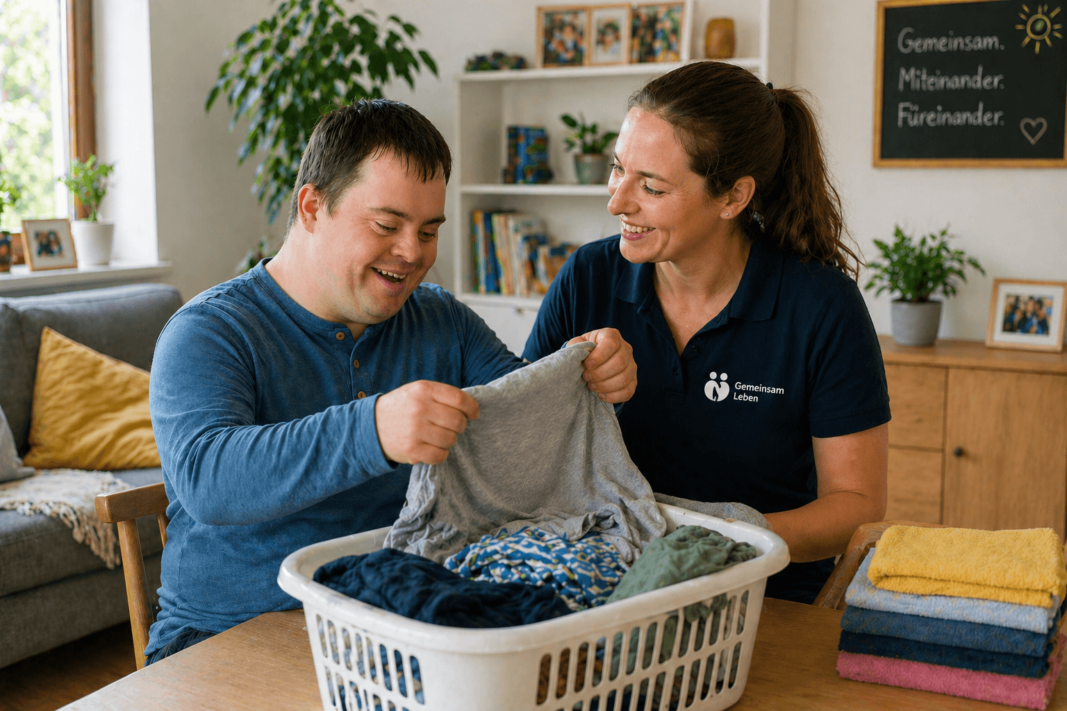 Assistenz bei alltäglichen Aufgaben zu Hause