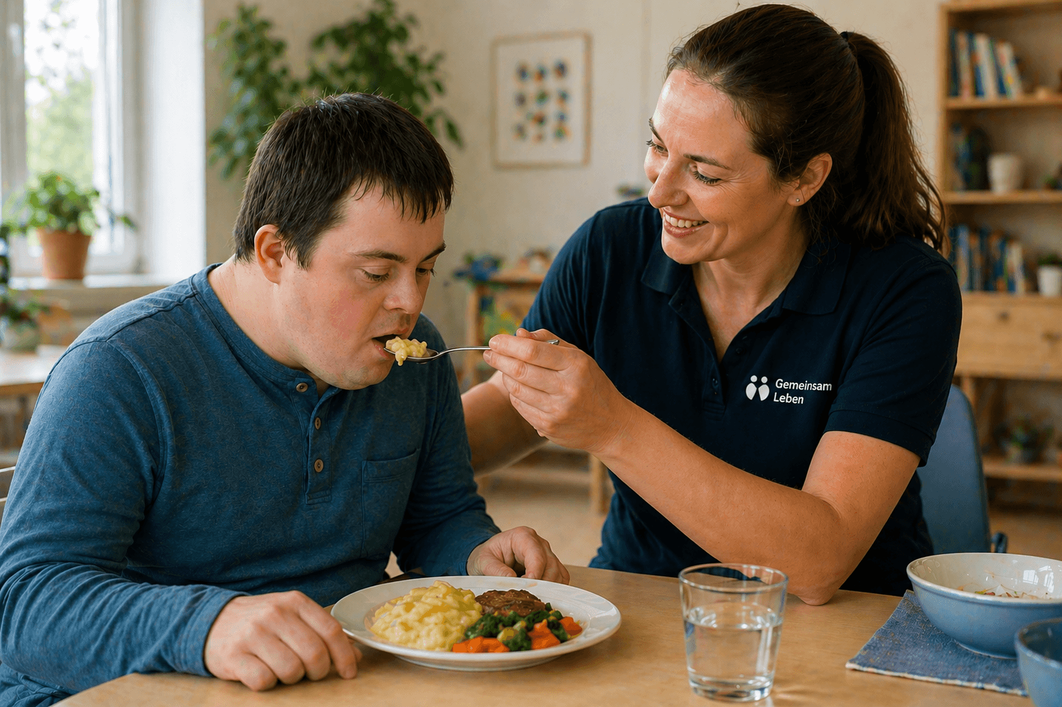 Menschen bei der Lebenshilfe Lichtblick